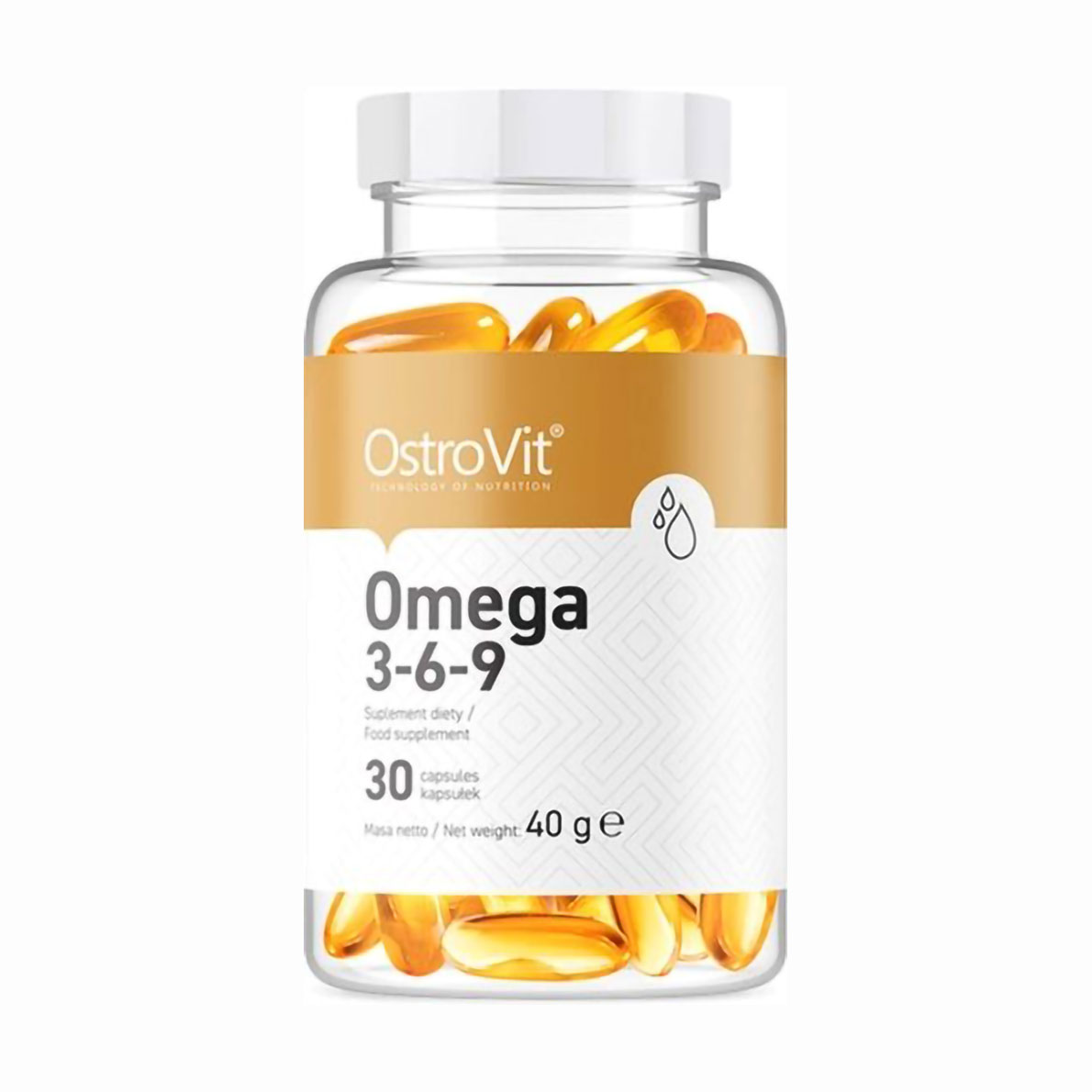 Омега 3-6-9 OstroVit Omega 3-6-9, 30 капсул